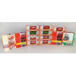 EFE Routemaster diecast model buses: 4 gift sets; 9 individual buses. Boxed and VG.