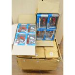 Sixty four boxed Automaxx miniature diecast model Playsets,housed in eight Trade Boxes.