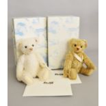 Two Steiff Teddy Bears. Teddy Bear Shelly white 29cm, ltd.ed.