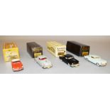 Four Brooklin Models 1:43 scale model cars: BRK32B 1953 Studebaker Champion Starliner;