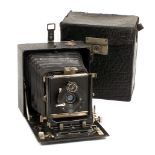 A Early Linhof Plate Camera #13134. With Dallmeyer 3 1/4 f6.