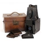 Folmer & Schwing R.B. Tele Graflex (Eastman Kodak) Camera. With Ross-London 6 1/2in Xpres f4.5 lens.