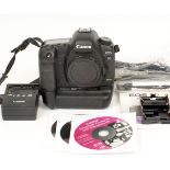 Canon EOS 5D MkII DSLR. With BG-E6 battery grip (condition 5/6E).