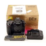 Nikon D2XD DLSR Body #5073791 (condition 5E). In maker's box with instructions, etc.