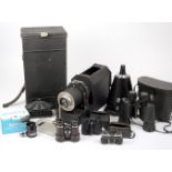 A Mixed Lot of Photographic & Optical Equipment.