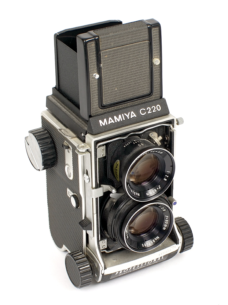 Two Mamiya Professional TLR's. Mamiya C220 #B115854 with Mamiya 80mm f2. - Image 3 of 3