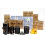 Large Quantity of Nikon Lens & Camera Cases. Several new and in makers boxes.