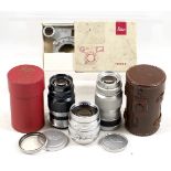 Leica Summarit Screw Mount and Other Lenses. Comprising Summarit 5cm f1.