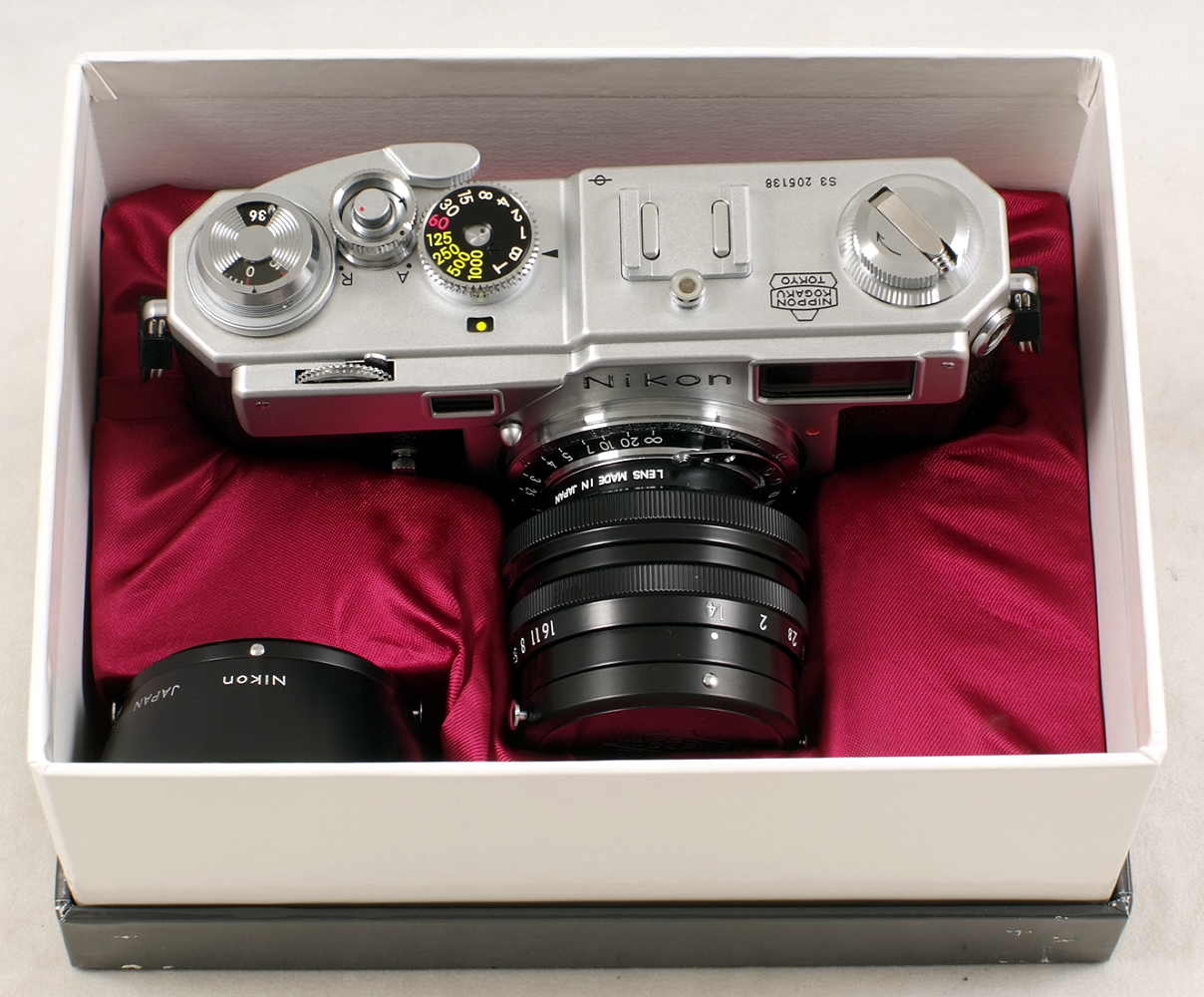 Nikon S3 Year 2000 Millennium Limited Edition Outfit. #205138 (condition 2/3F). With Nikkor f1. - Image 4 of 5