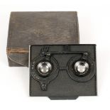 A Matched Pair of CZJ Tessar 9cm f6,3 Lenses. (condition 4F) Coupled for stereo.