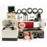 Collection of Leica Copying & Bellows Accessories.