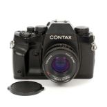 Contax RX 35mm SLR Body. #009880 with CZ Planar 50mm f1.7 lens (condition 5/6F).