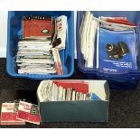 Two Boxes of Camera Brochures, Instruction Books & Manuals etc. & one smaller. VERY heavy.