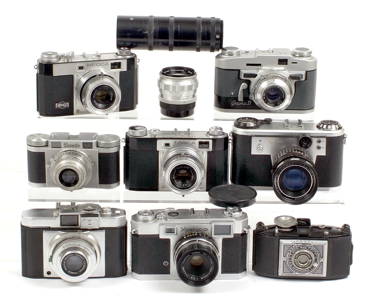 A Collection of 35mm Rangefinder & Other Cameras.