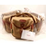 Three NEW Billingham Hadley Digital Camera Bags #1. Khaki Canvas. New, old stock, with tags.