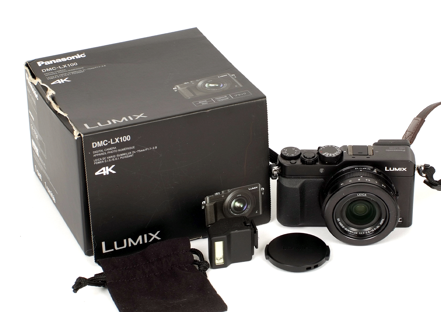 Panasonic DMC-LX100 Digital Camera. (condition 4E) With Leica DC Vario-Summilux 24-75mm f1.7-2.