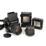 Mamiya RZ67 Pro II Outfit. Comprising body #TJ1280 with Mamiya 110mm f2.