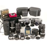 Extensive Olympus Pen F Half-Frame Outfit.