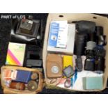 A mixed Lot of Cameras etc in Two Boxes.
