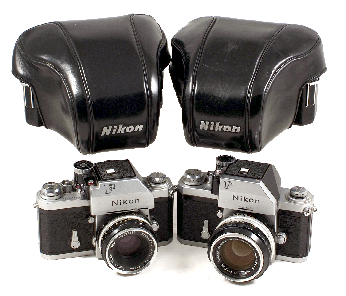 Two Nikon F Photomic Film Cameras.