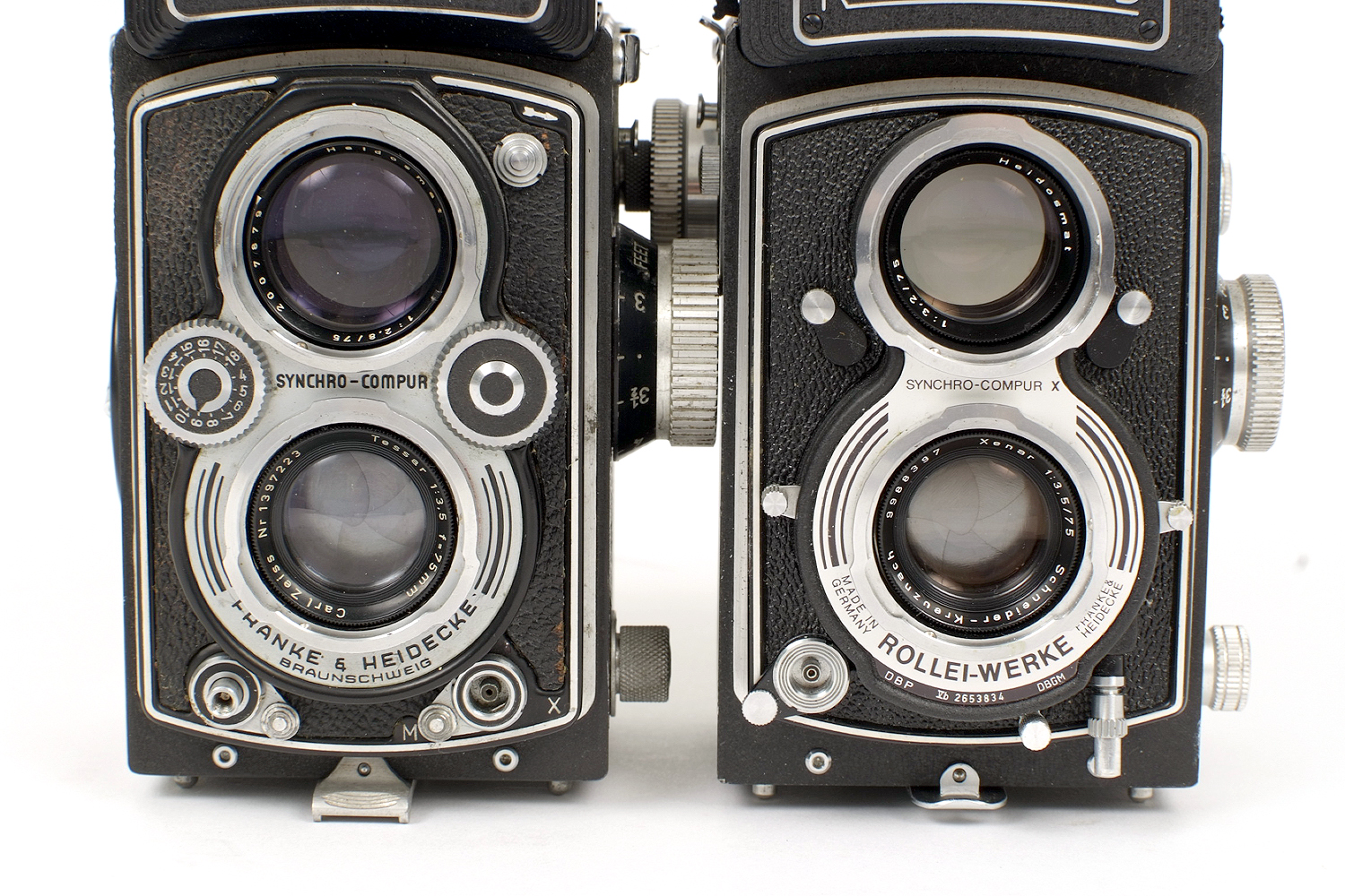 Two Rollei TLR cameras. Rolleiflex #1478677 with Tessar 75mm f3. - Image 2 of 2