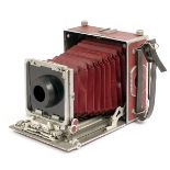 MPP 5x4 Camera With Red Covering & Bellows.