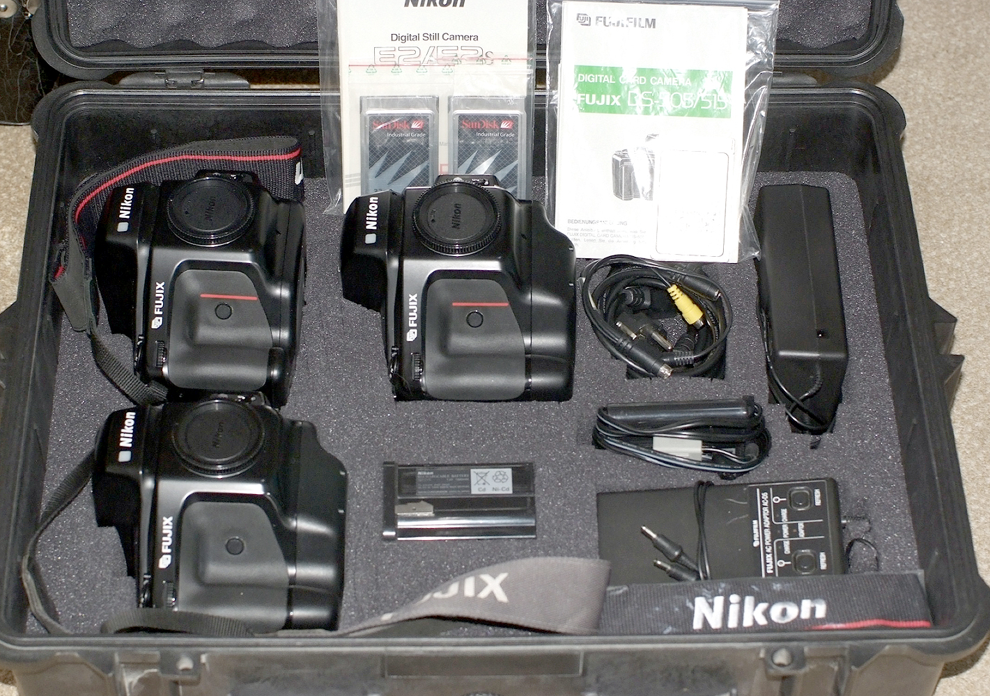 Early Nikon/Fujix "E" Digital SLR Collection.