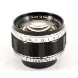 Uncommon Canon L39 50mm f1.2 Screw Mount Lens.