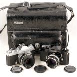 Nikkormat Film Camera Outfit.