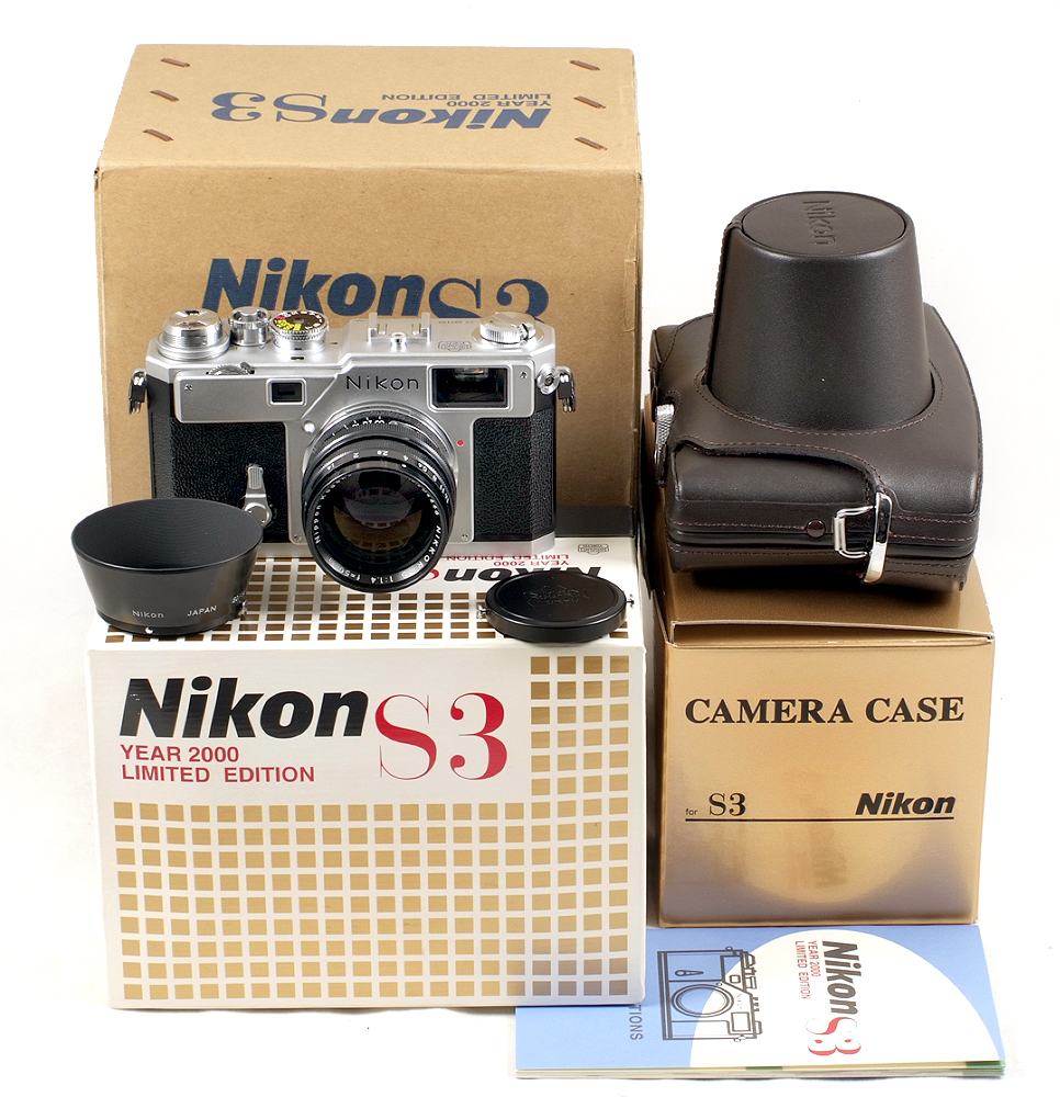 Nikon S3 Year 2000 Millennium Limited Edition Outfit. #205138 (condition 2/3F). With Nikkor f1.