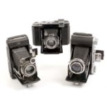 Three 120 Roll Film Cameras.