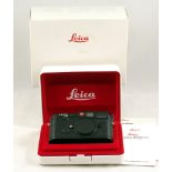 Black Leica M6 Body. #2063538. Tiny marks to base and top plates, condition 4F.