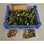 A good quantity of toy soldiers, American Civil War, mostly plastic,