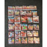 29 x Disney Pixar Cars 2 diecast models, including Deluxe models and twin packs. All carded, G-VG.