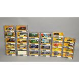 27 x Corgi diecast models, including Bedford O Series, in grey window boxes. Boxed and E.
