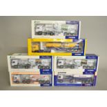 Six Corgi 1:50 scale diecast models.