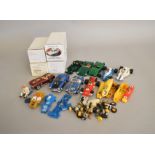 Job lot of Scalextric cars, for spares repairs and kit models,