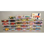 28 x Matchbox Dinky diecast model cars. Boxed and overall appear VG/E.
