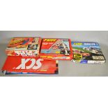 x3 slot car sets scalextric including; C672 Amazing Spiderman web racer set; 1664-2 TCR;