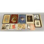 A mixed lot of pictures and ephemera including illustrated London News magazines,