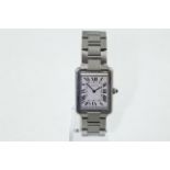 CARTIER - A 2016 ladies stainless steel Cartier Tank Solo quartz wristwatch, in excellent condition,