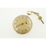 A 19th century gold quarter repeating pocket watch, the dust cover signed 'No. 3640 Chs.