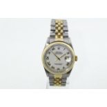 ROLEX - A gents bi-metal Automatic Rolex Datejust on original Jubilee strap, dated 1997,