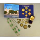 1983 Heinz collectors coin set together with some older British coins etc.