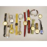 A quantity of wristwatches, manual-wind, automatic & quartz, to include an Oris Trio,