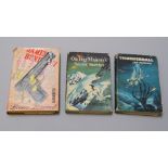 Three hardback James Bond books - Thunderball by Ian Fleming book club edition with dust jacket