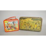 J. Schuybroek (Belgium) 'Disneyland' biscuit tin, c. 1930s. Tin measures 32 x 20 x 7 cm approx.