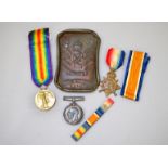 A WW1 1914 star trio to PTE.S.