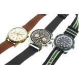 Three manual-wind gents wristwatches to include an Accurist,