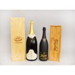 Two large bottles of Champagne / Sparkling Wine: A Mathusalem (Imperial,